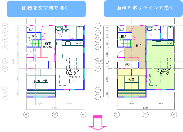 利用した図面と結果1