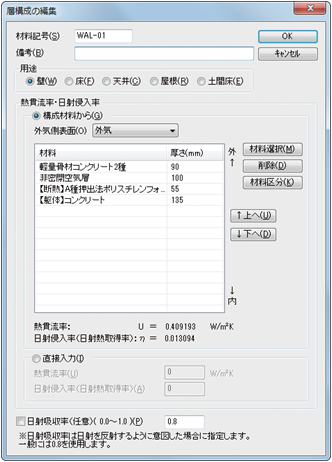 層構成の編集