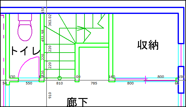 図面上の寸法値を瞬時に確認