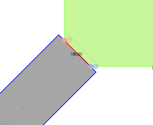 道路基点：中央