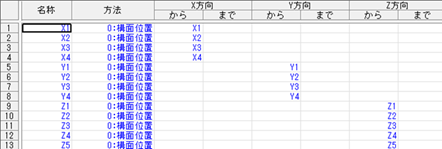 グリッドシート