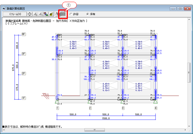 準備計算結果図