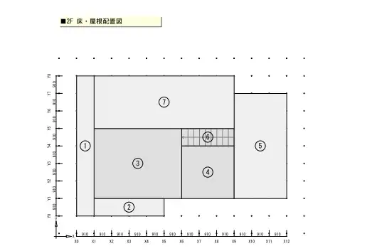 床・屋根配置図