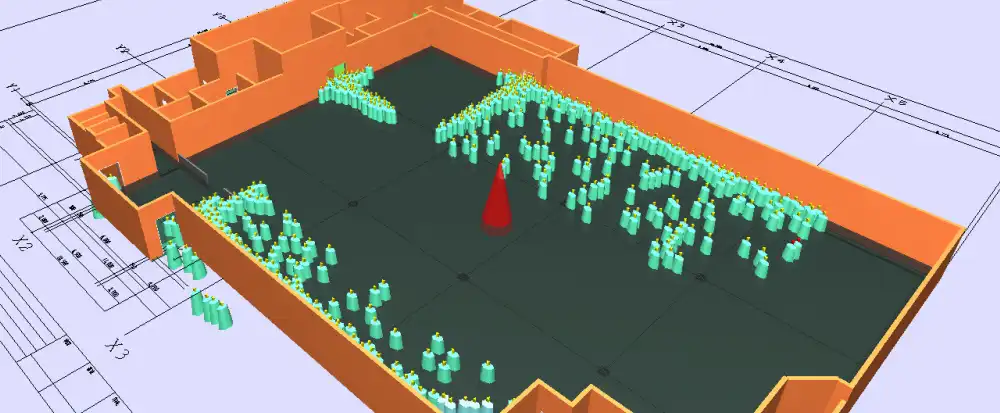 3Dシミュレーション>
          <p class=